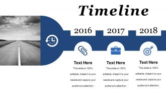 Timeline ppt summary layouts