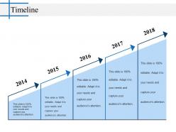 Timeline presentation backgrounds
