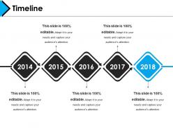 Timeline presentation layouts template 1