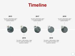 Timeline process a434 ppt powerpoint presentation ideas designs