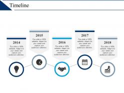 Timeline process five years f478 ppt infographic template diagrams slides