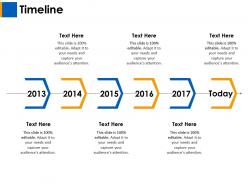 Timeline process planning ppt layouts designs download