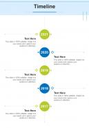 Timeline Recruitment Proposal One Pager Sample Example Document