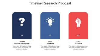 Timeline research proposal ppt powerpoint presentation pictures icon cpb