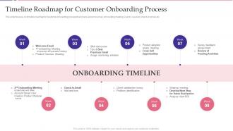 Timeline Roadmap For Customer Onboarding Process Key Approaches To Increase Client