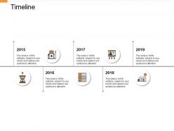 Timeline roadmap year i357 ppt powerpoint presentation show slides