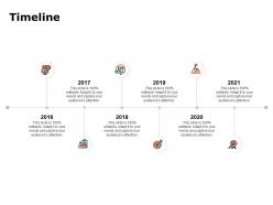 Timeline six years f399 ppt powerpoint presentation pictures elements
