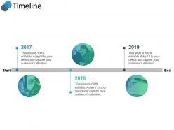 Timeline three years f163 ppt powerpoint presentation professional example