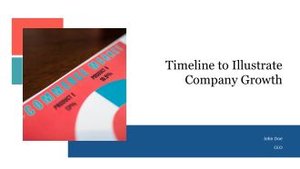 Timeline To Illustrate Company Growth PPT Demonstration AT