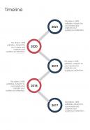 Timeline UX Proposal Template One Pager Sample Example Document