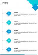 Timeline Website Content Writing Proposal One Pager Sample Example Document