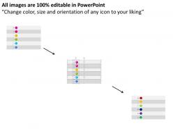 Timeline with business sales achievement flat powerpoint design