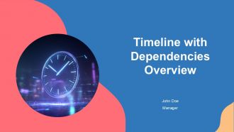 Timeline With Dependencies Overview PPT Slides ACP