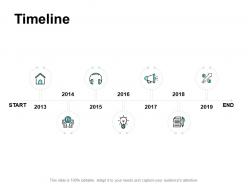 Timeline years e13 ppt powerpoint presentation icon portfolio