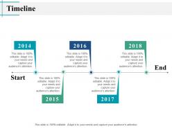Timeline years j12 ppt powerpoint presentation summary examples