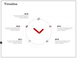 Timeline years process j172 ppt powerpoint presentation file tips