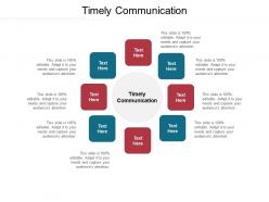 Timely communication ppt powerpoint presentation slides example topics cpb