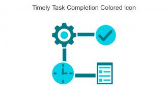 Timely Task Completion Colored Icon In Powerpoint Pptx Png And Editable Eps Format