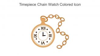 Timepiece Chain Watch Colored Icon In Powerpoint Pptx Png And Editable Eps Format