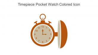 Timepiece Pocket Watch Colored Icon In Powerpoint Pptx Png And Editable Eps Format