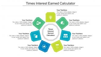Times interest earned calculator ppt powerpoint presentation infographics cpb