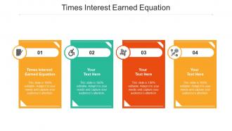 Times interest earned equation ppt powerpoint presentation gallery layout cpb