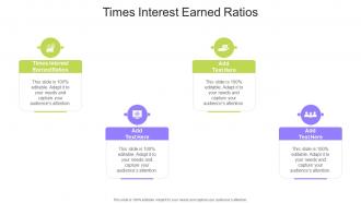 Times Interest Earned Ratios In Powerpoint And Google Slides Cpb