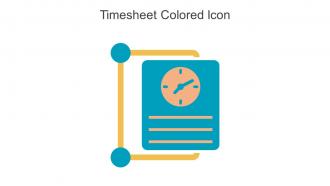 Timesheet Colored Icon In Powerpoint Pptx Png And Editable Eps Format