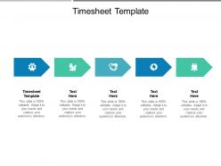 Timesheet template ppt powerpoint presentation styles topics cpb