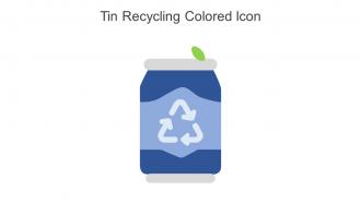 Tin Recycling Colored Icon In Powerpoint Pptx Png And Editable Eps Format