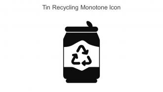 Tin Recycling Monotone Icon In Powerpoint Pptx Png And Editable Eps Format