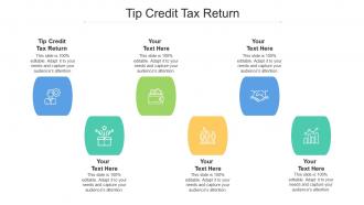 Tip credit tax return ppt powerpoint presentation outline topics cpb