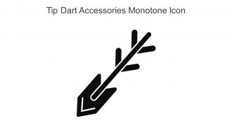 Tip Dart Accessories Monotone Icon In Powerpoint Pptx Png And Editable Eps Format