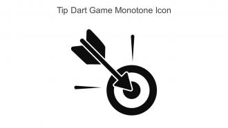 Tip Dart Game Monotone Icon In Powerpoint Pptx Png And Editable Eps Format