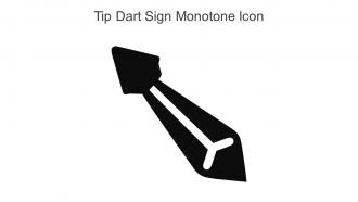Tip Dart Sign Monotone Icon In Powerpoint Pptx Png And Editable Eps Format