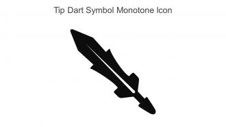 Tip Dart Symbol Monotone Icon In Powerpoint Pptx Png And Editable Eps Format