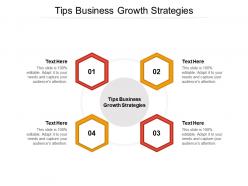 Tips business growth strategies ppt powerpoint presentation example file cpb