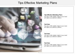 Tips effective marketing plans ppt powerpoint presentation pictures outfit cpb