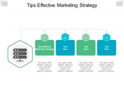 Tips effective marketing strategy ppt powerpoint presentation slides background images cpb