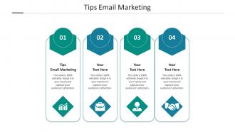 Tips email marketing ppt powerpoint presentation summary designs cpb