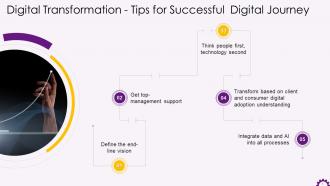 Tips For A Successful Digital Transformation Journey Training Ppt