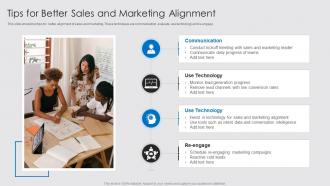 Tips For Better Sales And Marketing Alignment