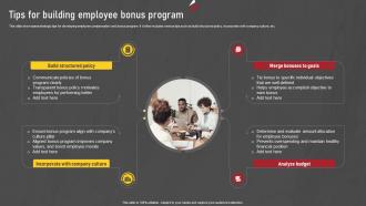 Tips For Building Employee Bonus Program