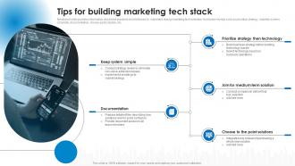 Tips For Building Marketing Tech Stack Marketing Technology Stack Analysis