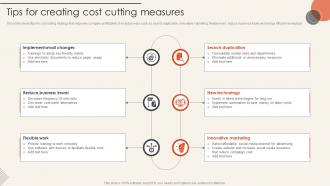 Tips For Creating Cost Cutting Measures