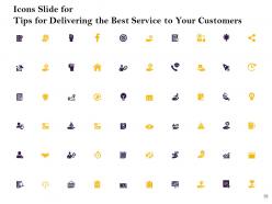 Tips for delivering the best service to your customers powerpoint presentation slides