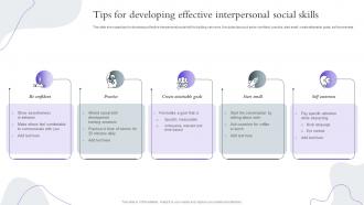 Tips For Developing Effective Interpersonal Social Skills