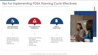 Tips For Implementing PDSA Planning Cycle Effectively