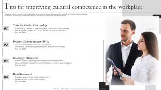 Tips For Improving Cultural Competence In The Workplace