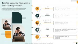 Tips For Managing Stakeholders Needs And Expectations